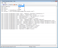 Macro Recorder generating VBScript code